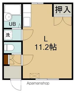 プチパレⅡ【2階】の間取り